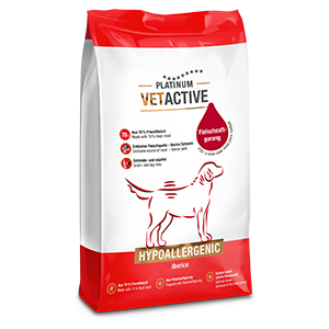 Germany's NATURAL PLATINUM Vetactive Dogfood Hypoallergenic